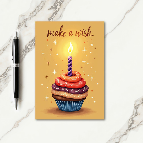 Vibrant Icing Birthday Card