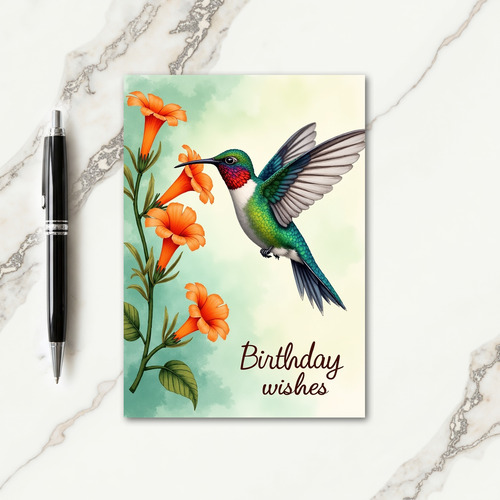 Vibrant Jewel Birthday Card