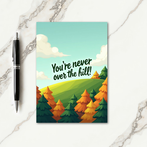 Vibrant Landscape Birthday Card