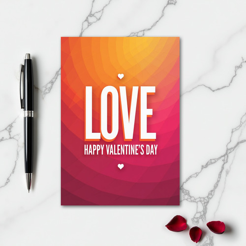 Vibrant Love Card