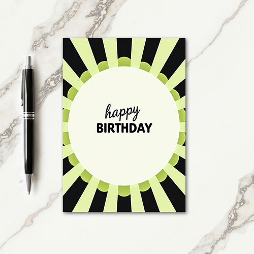 Vibrant Medallion Birthday Card