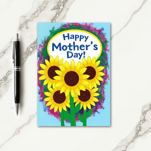 Vibrant Mothers Day Art Card