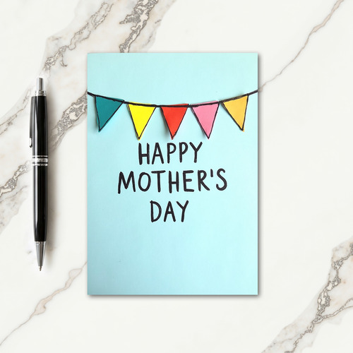 Vibrant Mothers Day Banner Card