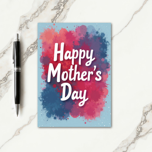 Vibrant Mothers Day Design Card