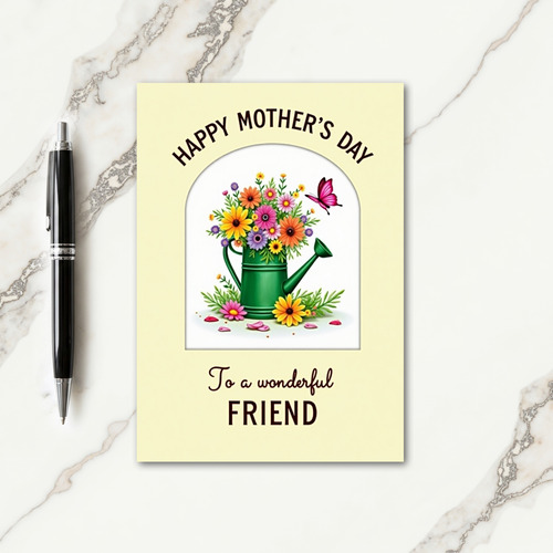 Vibrant Mothers Day Friend Card