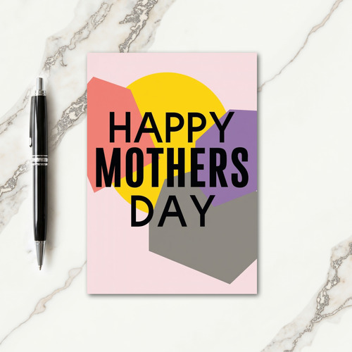 Vibrant Mothers Day Graphic Card
