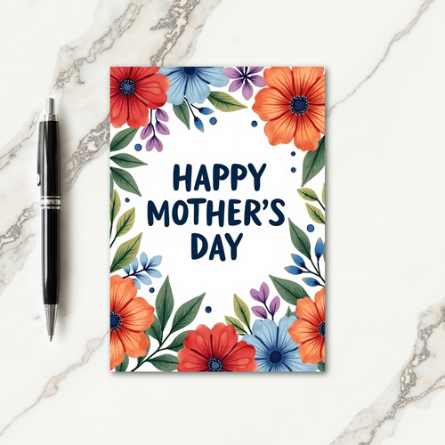 Vibrant Mothers Day Image Card