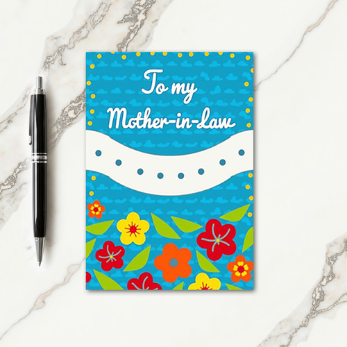 Vibrant Mothers Day Scene Card