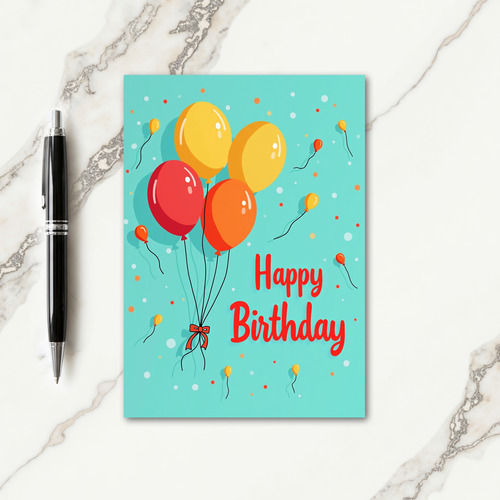 Vibrant Party Design Card