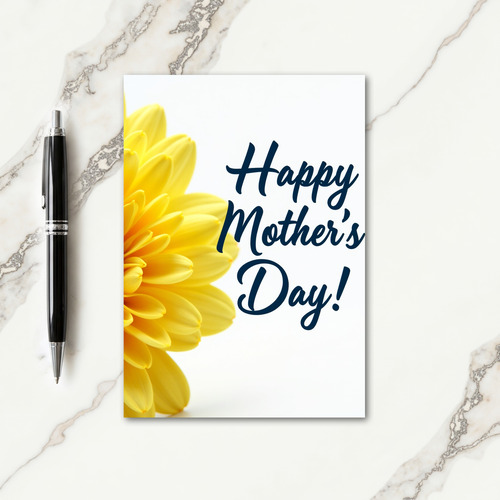 Vibrant Petal Mothers Day Card