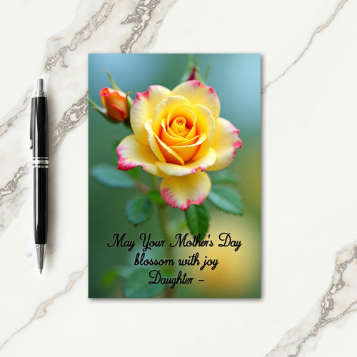 Vibrant Petals Mothers Day Card