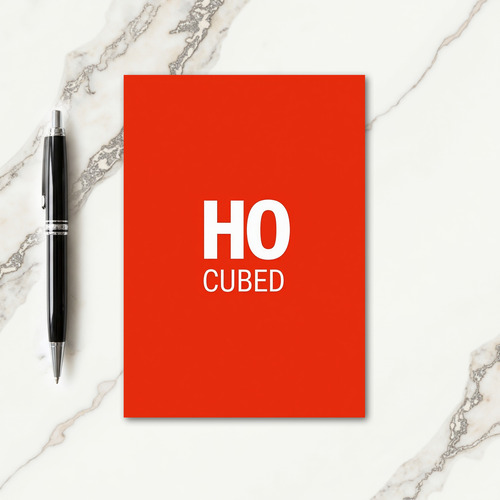 Vibrant Red Message Card