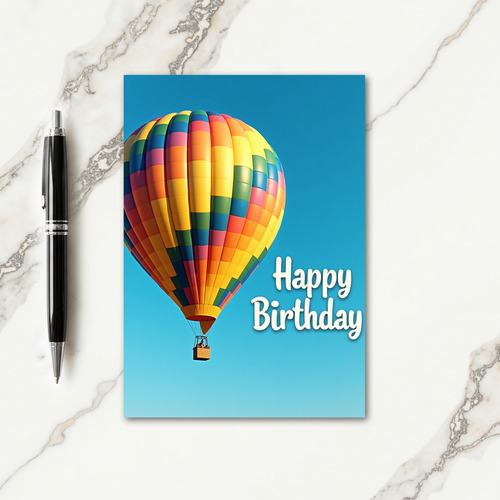 Vibrant Sky Birthday Card