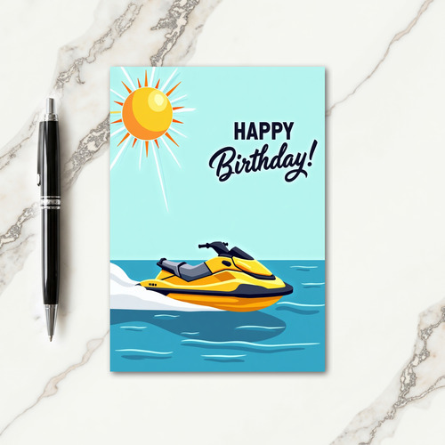 Vibrant Summer Birthday Card