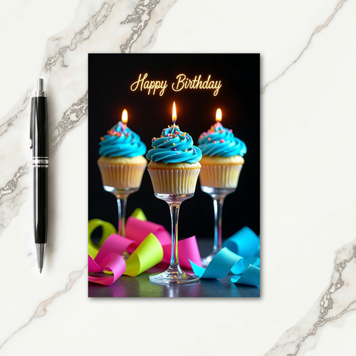 Vibrant Treat Birthday Card