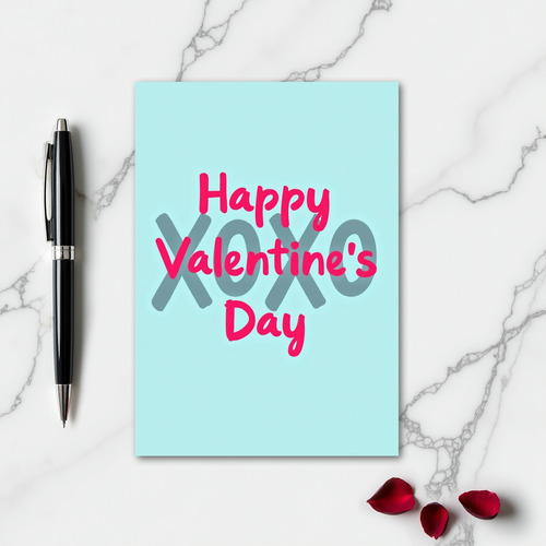 Vibrant Valentines Day Card