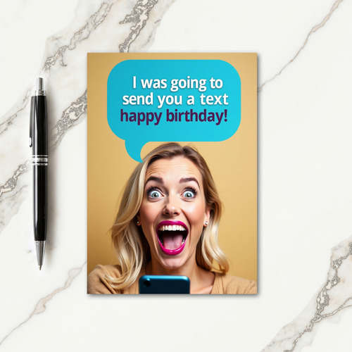 Vibrant Womans Birthday Card