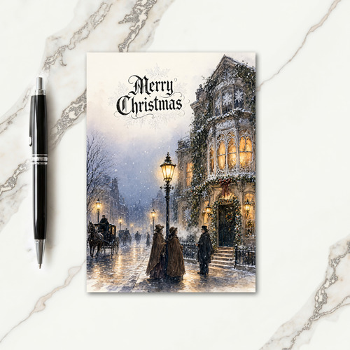 Victorian Christmas Card
