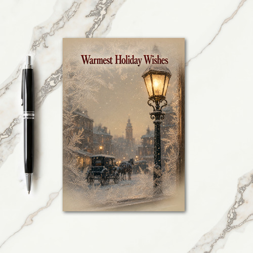 Victorian Christmas Cards Templates Card