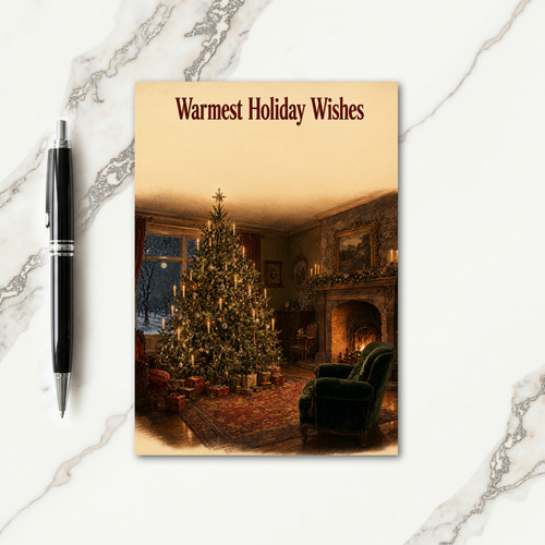 Victorian Holiday Card