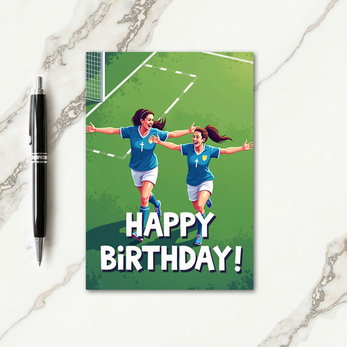 Victorious Field Birthday Card
