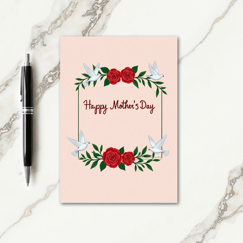 Vine Frame Happy Mothers Day Card