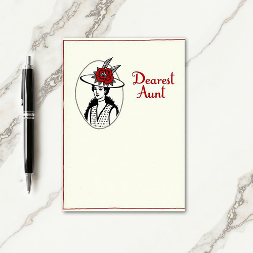 Vintage Aunt Mothers Day Card