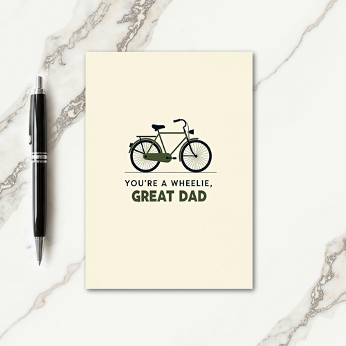 Vintage Bike Fathers Day Card