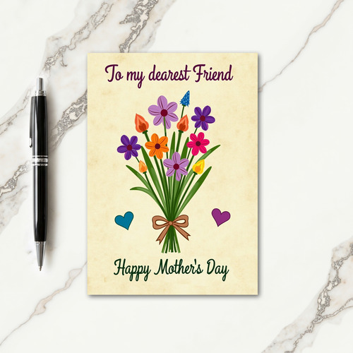 Vintage Charm Mothers Day Card