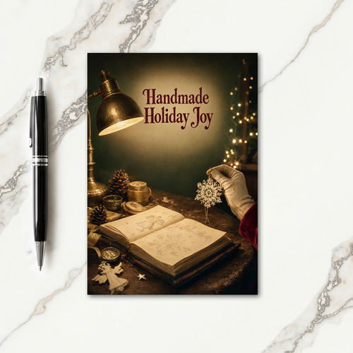 Vintage Christmas Card Crafts Card