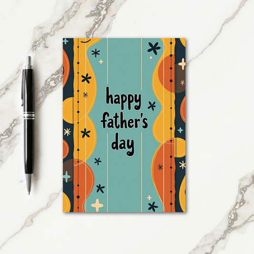 Vintage Fathers Day Art Card