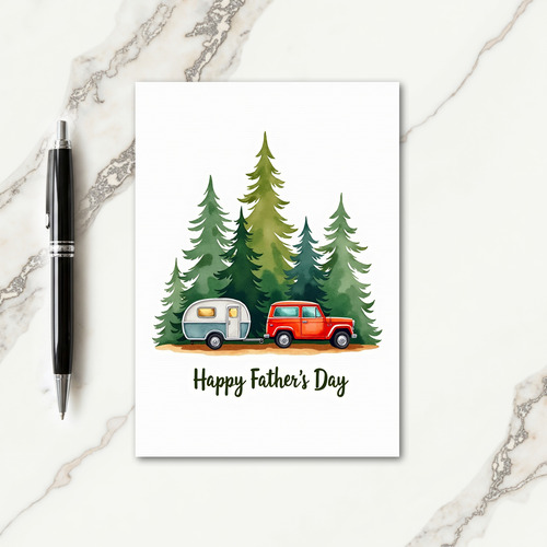 Vintage Fathers Day Getaway Card