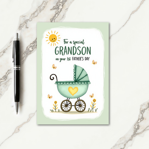 Vintage Fathers Day Joy Card