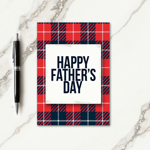 Vintage Fathers Day Message Card