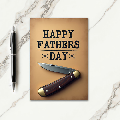 Vintage Fathers Day Utility Card