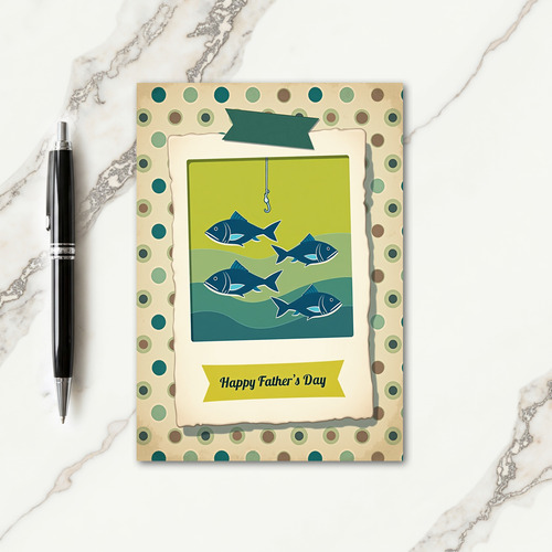 Vintage Fish Fathers Day Card