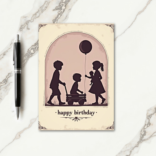 Vintage Friends Birthday Card