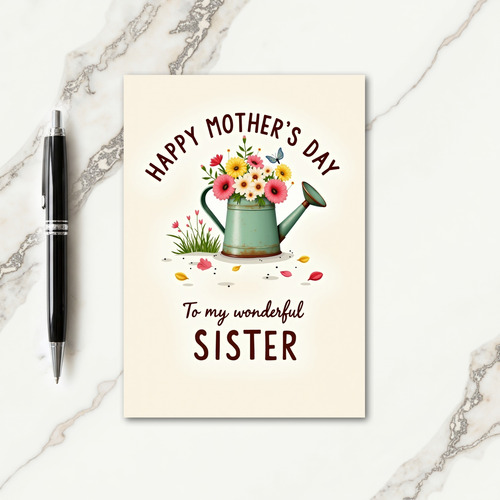 Vintage Garden Mothers Day Card