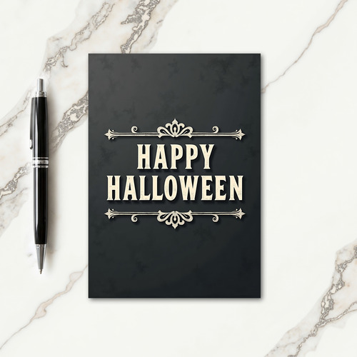 Vintage Happy Halloween Card