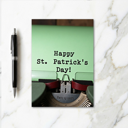 Vintage Happy St Patricks Day Card