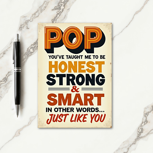 Vintage Honest Fathers Day Card