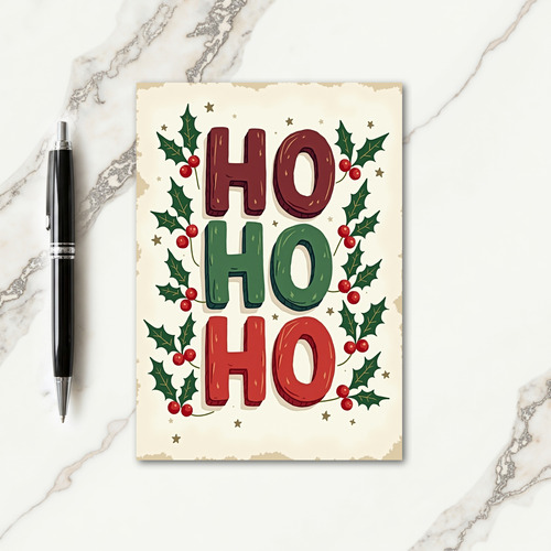 Vintage Joyful Card