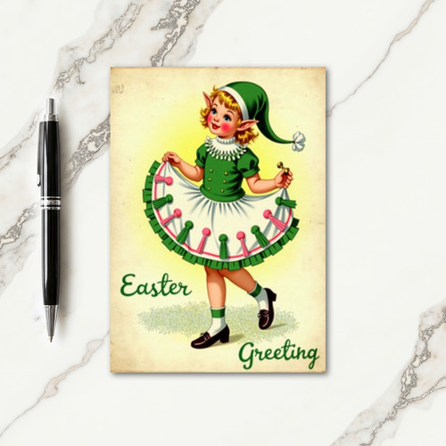 Vintage Joyful Spring Card