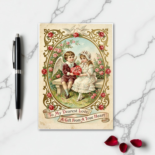 Vintage Love Gift For You Card