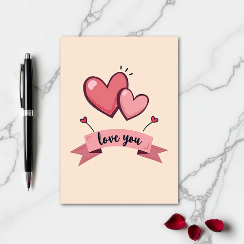 Vintage Love You Card