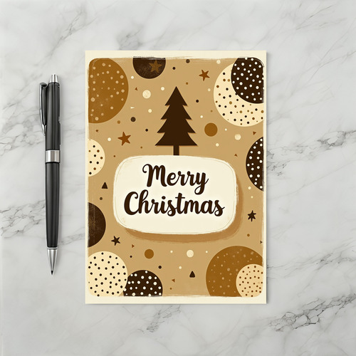 Vintage Merry Christmas Card