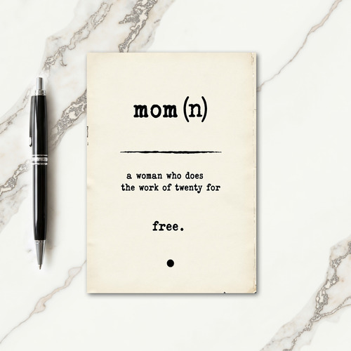 Vintage Mom Definition Display Card