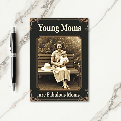 Vintage Mother Love Photo Card