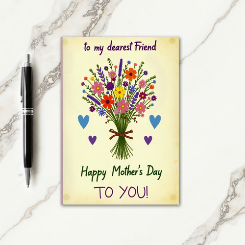 Vintage Mothers Day Blooms Card