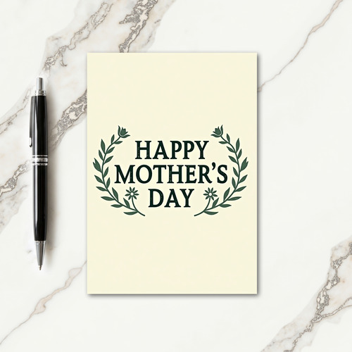 Vintage Mothers Day Design Card